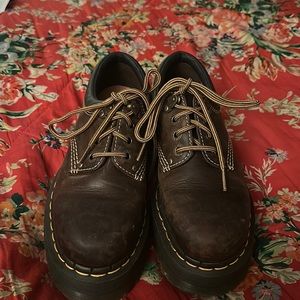 Dr. Martens 8053 ARC Crazy Horse Leather Platforms